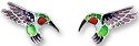 Zarah Co Jewelry 293201 Tiny Hummingbird Earrings