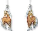 Zarah Co Jewelry 294801 Palomino Horse Earrings