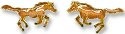 Zarah Co Jewelry 295201 Chestnut Horse Earrings