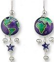Zarah Co Jewelry 301701 Earth and Star Earrings