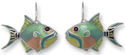Zarah Co Jewelry 3206Z1 Queen Trigger Fish Earrings