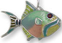Zarah Co Jewelry 3206Z1P Queen Trigger Fish Pendant