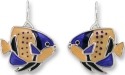 Zarah Co Jewelry 3207Z1 Majestic Angelfish Earrings