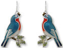Zarah Co Jewelry 3210Z1 Singing Bluebird Earrings