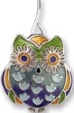 Zarah Co Jewelry 3218Z1P Wide-Eyed Owl Pendant