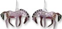 Zarah Co Jewelry 3222Z1 Purple Prancer Earrings