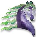 Zarah Co Jewelry 322602 Handsome Horse Pin Brooch