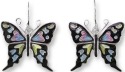 Zarah Co Jewelry 3226Z1 Purple Spotted Swallowtail Earrings