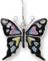 Zarah Co Jewelry 3226Z1P Purple Spotted Swallowtail Butterfly Pendant