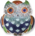 Zarah Co Jewelry 323102 Wide-Eyed Owl Pin