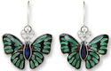 Zarah Co Jewelry 324901 Apollo Metalmark Butterfly Earrings