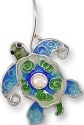 Zarah Co Jewelry 3302Z1P Pearly Turtle Pendant