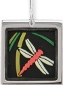 Zarah Co Jewelry 3307V1P Midnight Dragonfly Pendant