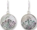 Zarah Co Jewelry 3324S1 Peacock Strut Pierced Earrings