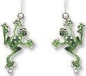 Zarah Co Jewelry 332901 Pearly Frog Earrings