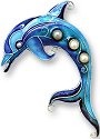 Zarah Co Jewelry 333502 Pearly Dolphin