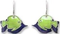 Zarah Co Jewelry 334201 Fish in Silhouette Pierced Earrings