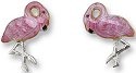 Zarah Co Jewelry 410701 Flamingo Post Earrings