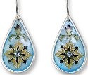 Zarah Co Jewelry 412201 Dew Drop Sapphire Earrings