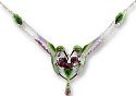 Zarah Co Jewelry 577677 Amethyst Hummingbird Necklace
