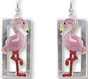 Zarah Co Jewelry 613501 Framed Flamingo