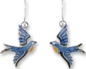 Zarah Co Jewelry 691101 Flying Bluebird Earrings
