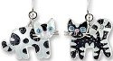 Zarah Co Jewelry 702201 Feline Friends Cat Earrings
