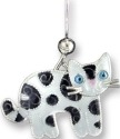 Zarah Co Jewelry 702201P Feline Friends Cat Pendant