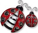 Zarah Co Jewelry 705302 Ladybug Pin Brooch