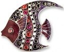 Zarah Co Jewelry 705902 Crystal Fish