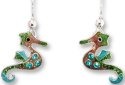 Zarah Co Jewelry 706001 Crystal Seahorse Earrings