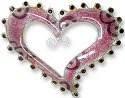 Zarah Co Jewelry 706392 Crystal Heart