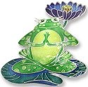Zarah Co Jewelry 719302 Lotus Frog