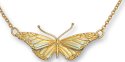 Zarah Co Jewelry 8908G7N Monarch Butterfly Gold Necklace