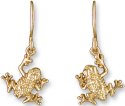 Zarah Co Jewelry 8910G1 Frog Gold Earrings