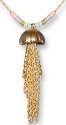 Zarah Co Jewelry 8914G7N Jellyfish Gold Necklace