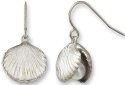 Zarah Co Jewelry 8915S1 Shell and Pearl-Silver Earrings