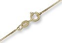 Zarah Co Jewelry CV318 Vermeil 18 Inch Fine Box Chain